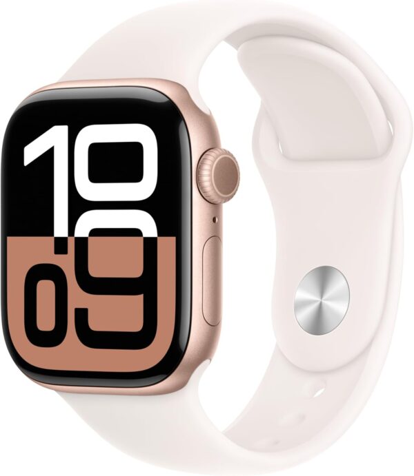 Smartwatch with Rose Gold Aluminium Case