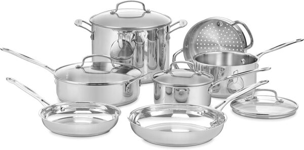 Cookware Set, Chef's Classic Stainless Steel Collection