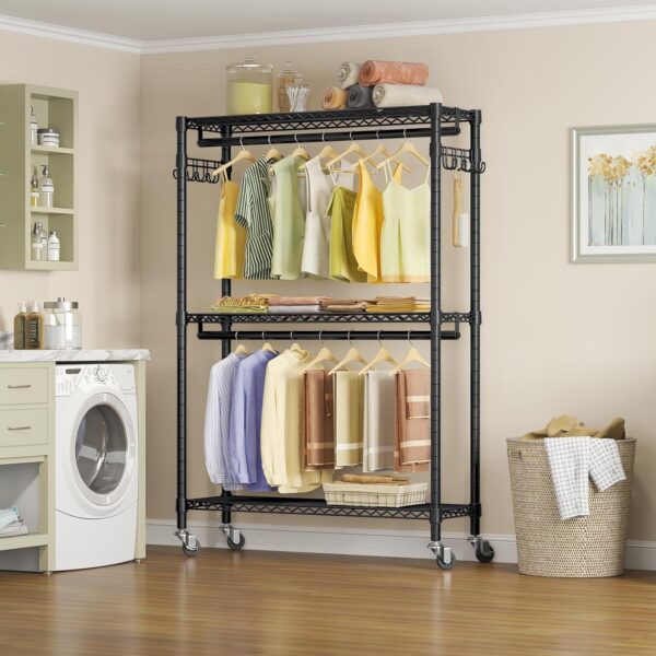 VIPEK V12 Heavy Duty Rolling Garment Rack - Image 2