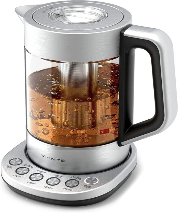 Vianté Electric Kettle With Tea Infuser For Loose Leaf Tea